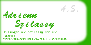 adrienn szilassy business card